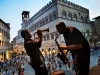 Two musicians perform at the Umbria Jazz Festival, Piazza IV Novembre, Perugia, 2012 © Steve McCurry