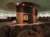 A modern winery made by Arnaldo Pomodoro named “Carapace”Cantine Lunelli; Tenuta Castelbuono, Bevagna © Steve McCurry