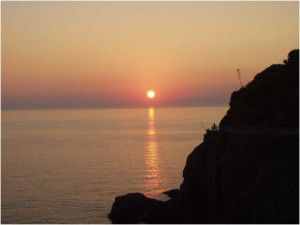 liguria tramonto