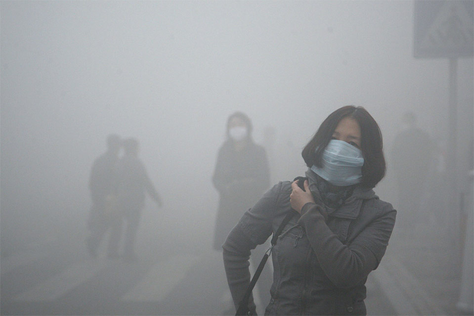 Harbin, città della Manciuria chiusa per smog
