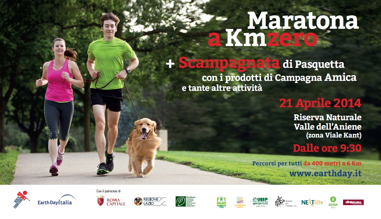 Maratona km zero - Roma- Earth day 2014