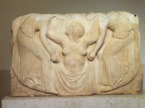 Trono Ludovisi, dettaglio con la nascita di Venere