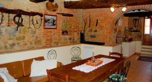 La cucina dell'agriturismo