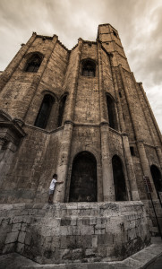 Retro della chiesa di San Francesco, Piazza del Popolo - Ascoli Piceno