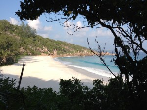 Spiaggia a La Digue