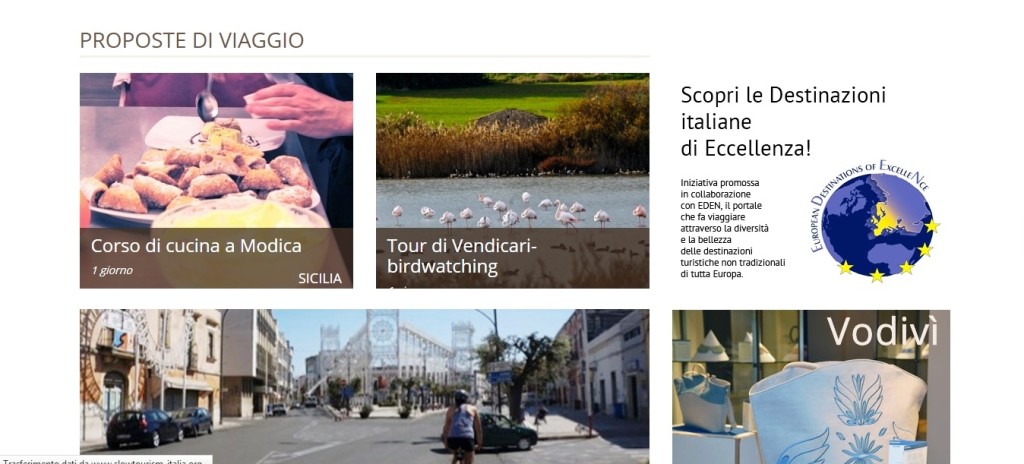 Home page di Slow Tourism