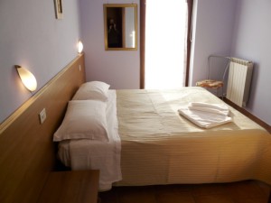 Una delle camere da letto