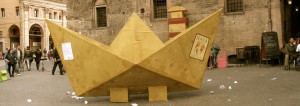 La barca-origami di IT.A.CÀ