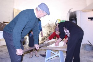 "A briula", tavola per impastare il pane