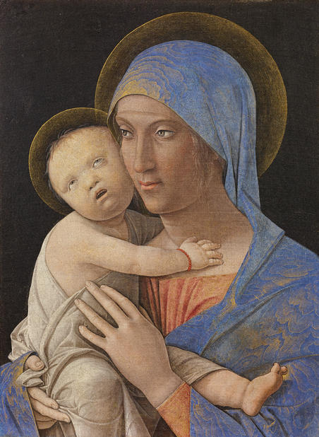 Uno dei capolavori della Pinacoteca: Madonna col Bambino, Andrea Mantegna