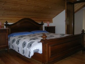 Una delle camere da letto