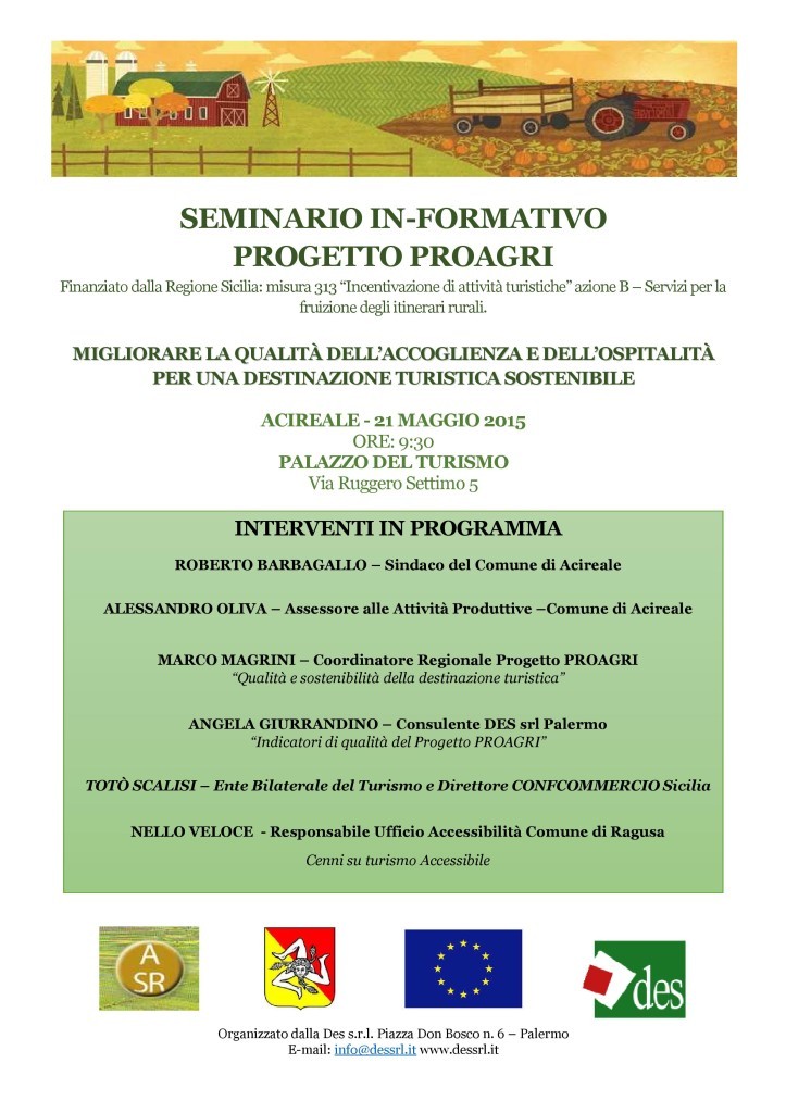 Locandina del seminario