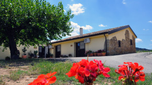 L’esterno dell’agriturismo