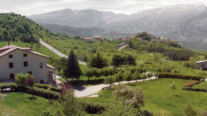 La vista dall’agriturismo