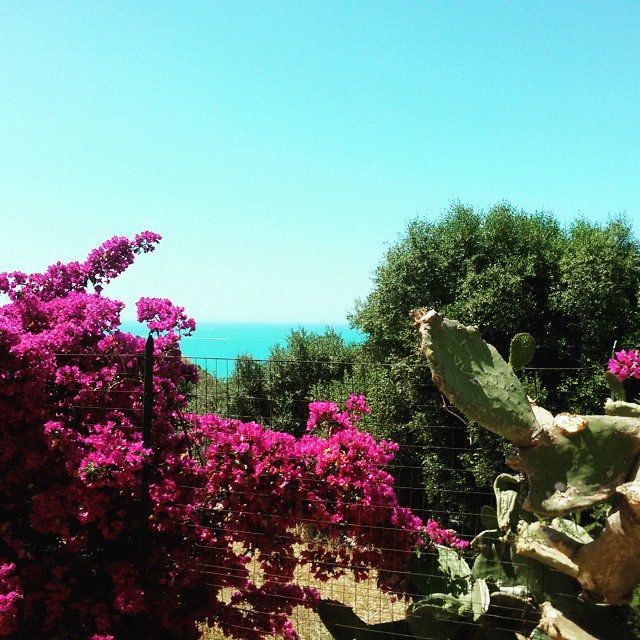 Panorama di fronte alla casa di Pirandello