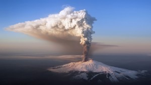 L'Etna in eruzione