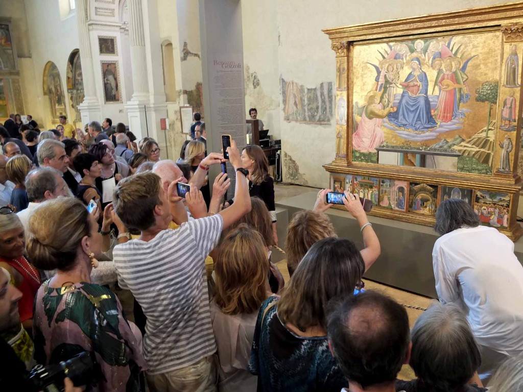 Madonna della Cintola, il giorno dell'inaugurazione 